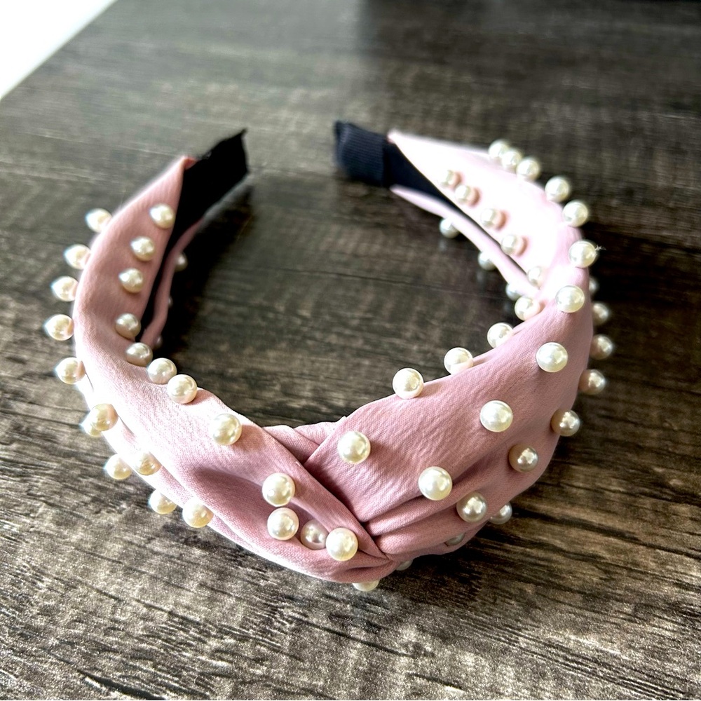 Pearled Wrap Headband